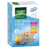 Леовит каша овсяная 40г персик витамины микроэлем. на фрукт. (ЛЕОВИТ НУТРИО)