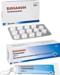 Бинафин 1% 10г крем для наружного применения №1 туба (SHREYA LIFE SCIENCES PVT. LTD.)