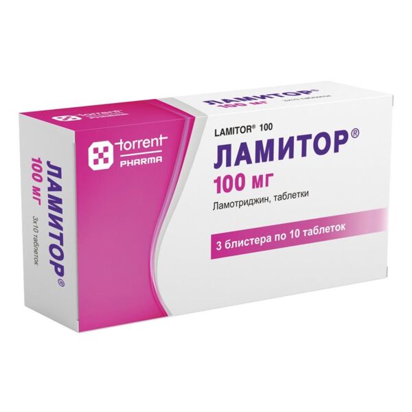 Ламитор 100мг таб. №30 (Torrent pharmaceuticals ltd)