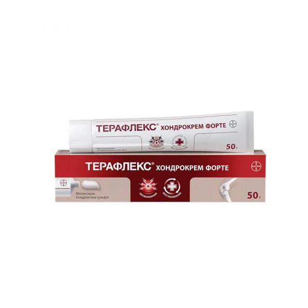 Терафлекс хондрокрем форте 50г крем д/пр.наружн. №1 туба по цене от 322.02 руб в Челябинске, купить Терафлекс хондрокрем форте 50г крем д/пр.наружн. №1 туба (Нижфарм ао) в аптеке Фармленд, инструкция по применению, отзывы