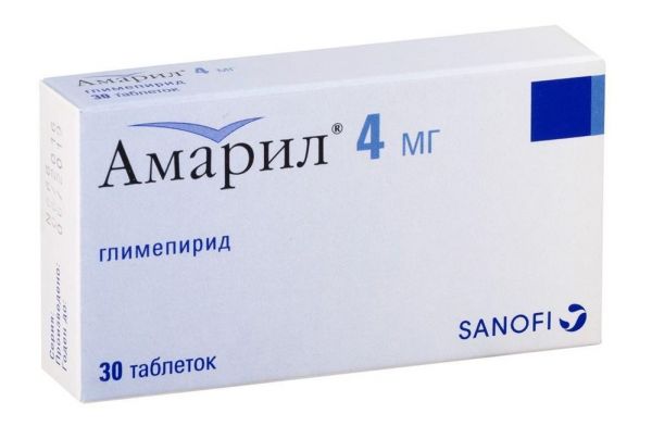 Амарил 4мг таб. №30 (Sanofi srl)