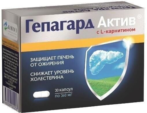 Гепагард актив 360мг капс. №30 (Биос нпф ооо)