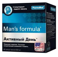 Man's formula (Менс формула) активный день капс. №60 (ФАРМА-МЕД ИНК)