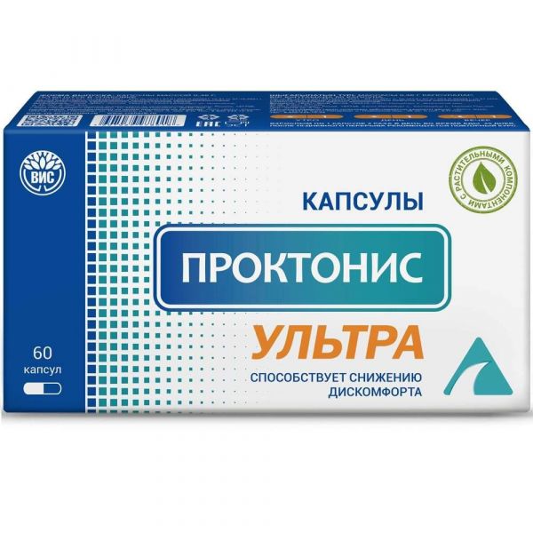 Проктонис ультра 460мг капс. №60 (Вис ооо)