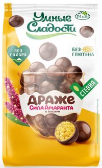 Умные сладости драже амарантовое 50г в глазури (КОРПОРАЦИЯ ДИ ЭНД ДИ)