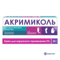 Акримиколь 2% 30г крем д/пр.наружн. туба (АКРИХИН)