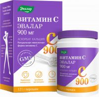 Витамин с аскорбат кальция 121г пор. бан. (ЭВАЛАР)