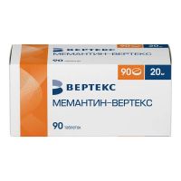 Мемантин 20мг таб.п/об.пл. №90 (ВЕРТЕКС)