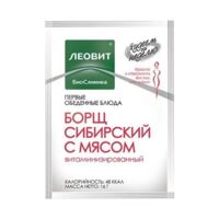 Леовит борщ сибирский с мясом 16г (ЛЕОВИТ НУТРИО)