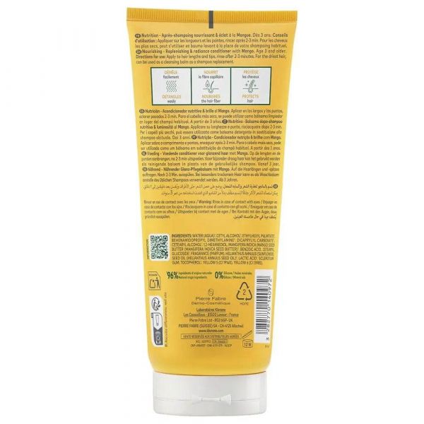 Klorane (Клоран) бальзам с маслом манго 200мл д/сух.вол (Pierre fabre dermo-cosmetique)