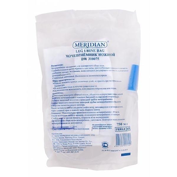 Мочеприемник 750мл ножной (Meridian medical prodacts ltd_1)