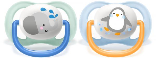 Avent (Авент) соска-пустышка №2 0-6 мес. слон/ пингвин scf080/05 (Philips consumer lifestyle b.v.)