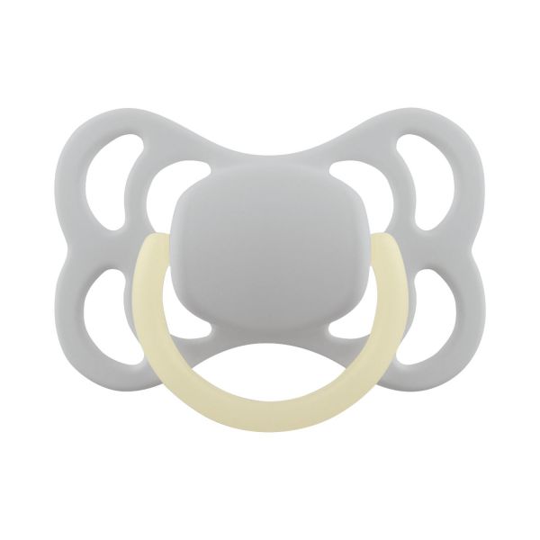 Lubby (Лабби) соска-пустышка №2 силикон.симметрич. светящ.кольцо с 6 мес. 33689 (Амт трейд ооо)