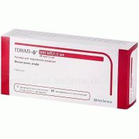 Гонал-ф 66мкг 1,5мл р-р д/ин.п/к. №1 шприц-ручка  + игл. №20 (900ме) (МЕРК)