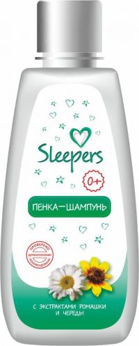 Sleepers (слиперс) пенка-шампунь с экстрактом ромашки и череды 200мл (АВАНТА ОАО)