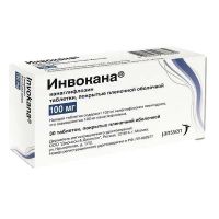 Инвокана 100мг таб.п/об.пл. №30 (ДЖЕЙТНЛ)