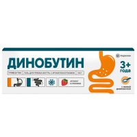 Динобутин 8,9мг/г 100г гель д/пр.внутр. туба  клубника (АКРИХИН)