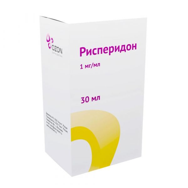 Рисперидон 1мг/мл 30мл р-р д/пр.внутр. фл. (Озон ооо_2)