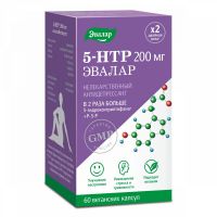 5-htp (l-5-гидрокситриптофан) 200мг капс. №60 (ЭВАЛАР ЗАО)