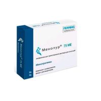 Менопур 75ме лиоф.д/р-ра д/ин.в/м. №10 фл.  +раств.амп (ФЕРРИНГ)