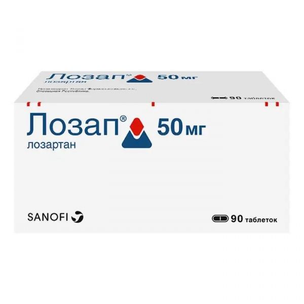 Лозап 50мг таб.п/об.пл. №90 (Saneca pharmaceuticals a.s._3)