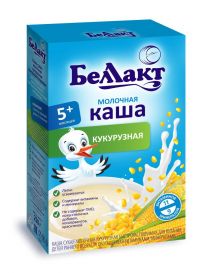 Беллакт каша молочная 250г кукуруза абрикос (БЕЛЛАКТ ОАО)