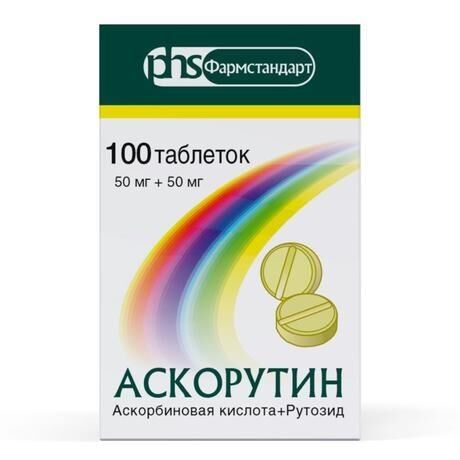 Аскорутин таб. №100 (Фармстандарт-уфавита оао [уфа])