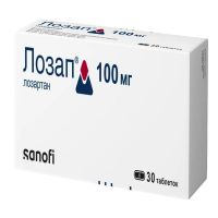 Лозап 100мг таб.п/об.пл. №30 (САНОФИ)