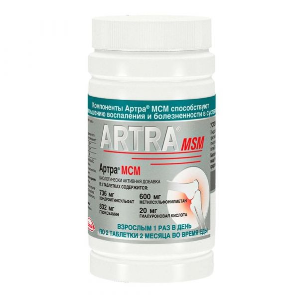 Артра мсм таб.п/об.пл. №60 бад (Ameripharma lab lls)