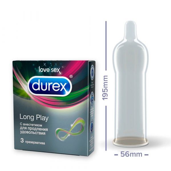 Презерватив durex №3 performa long play (Ssl international plc.)