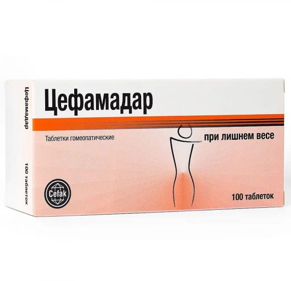 Цефамадар таб.гомеоп. №100 (Cefak kg)