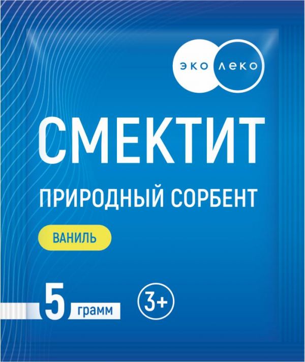 Эколеко смектит 5г пор.д/сусп.д/пр.внутр. №10 саше  ваниль (Фармфабрика ооо)