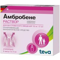 Амбробене 15мг/ 2мл 2мл р-р д/ин. №5 амп. (ТЕВА)