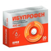 Ибупрофен 400мг таб.п/об.пл. №20 (ШРЕЯ ЛАЙФ САЕНСИЗ)