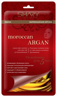 Shary (Шери) маска на тканевой основе для лица питание аргана (ANCORS CO. LTD)