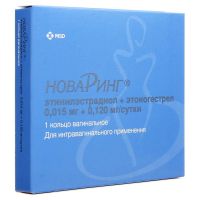 Новаринг 120мкг+15мкг/сут кольцо ваг. №1 саше (МЕРК ШАРП ЭНД ДОУМ)
