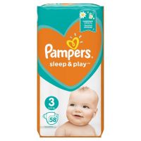 Pampers (Памперс) подгузники sleep&play 3 № 58 миди 4-9кг (ПРОКТЕР ЭНД ГЕМБЛ)