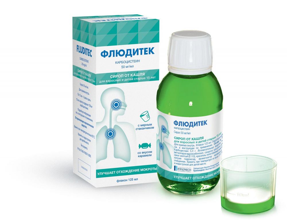 Флюдитек Сироп Для Детей Купить В Спб