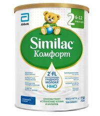Similac (симилак) молочная смесь комфорт 2 750г 6-12 мес. (ЭББОТТ)