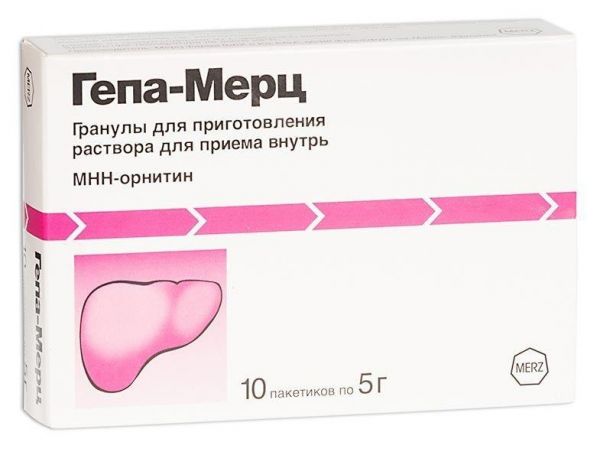 Гепа-мерц гран.д/р-ра д/пр.внутр. №10 пак. (Klocke pharma-service gmbh/merz pharma gmbh&co)