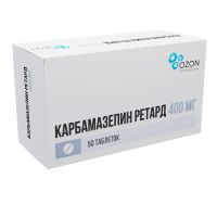 Карбамазепин ретард 400мг таб.пролонг.высв. №50 (АТОЛЛ)