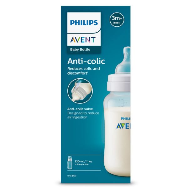 Avent (авент) бутылочка для кормления anti-colic 330мл №1 3+ мес. scy106/01 (Philips consumer lifestyle b.v.)