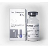 Фосфомицин 1г пор.д/р-ра д/ин.в/в. №1 фл. (КРАСФАРМА)