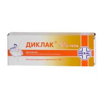 Диклак 5% 100г гель д/пр.наружн. №1 туба (САНДОЗ)