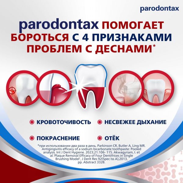 Parodontax (Пародонтакс) зубная паста комплексная защита 75мл (De miclen as)