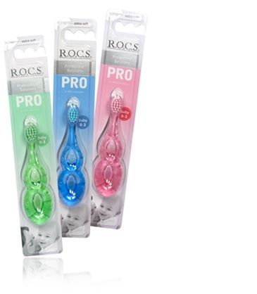 R.o.c.s. (рокс) зубная щетка pro д/детей до 3 лет (Ponzini s.p.a.)