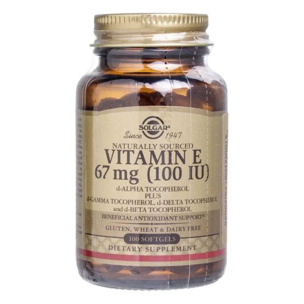 Solgar (Солгар) витамин е 100ме капс. №100 (Solgar vitamin and herb)