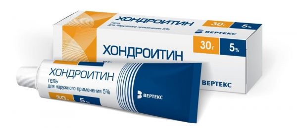 Хондроитин 5% 30г гель д/пр.наружн. №1 уп. (Вертекс ао_3)