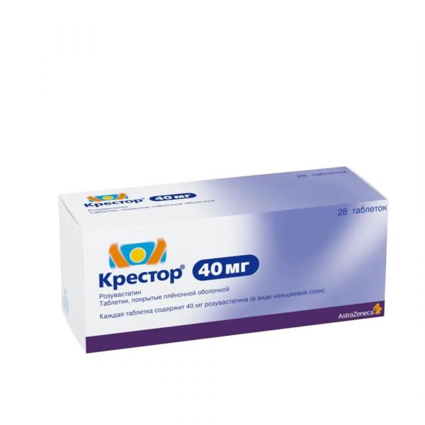 Крестор 40мг таб.п/об.пл. №28 (Ipr pharmaceuticals inc./астразенека индастриз ооо)