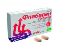 Флебавен 500мг таб.п/об.пл. №64 (КРКА)